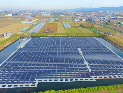 Sistema Solar de Instalação Flutuante de 100KW no Japão