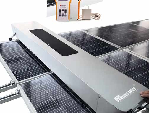 Como limpar uma matriz de painéis solares?
