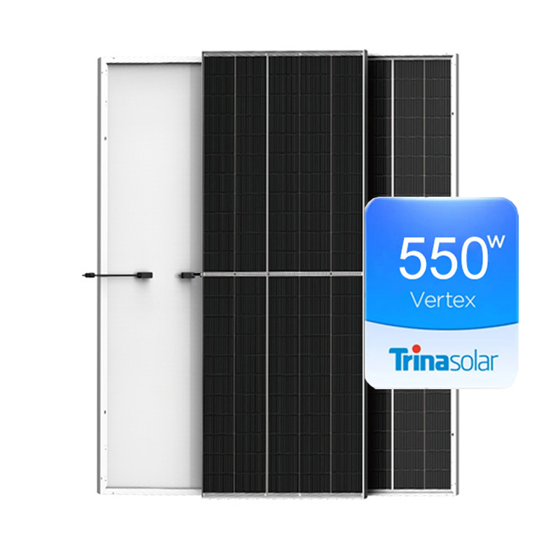Trina Tier 1 Mono 550Wp 545Wp 540Wp Painel Solar Todo Preto 420Wp 415Wp 410Wp Módulo Fotovoltaico